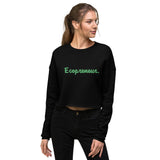 Ecopreneur. Crop Sweatshirt