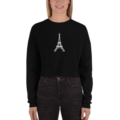 Paris. Crop Sweatshirt